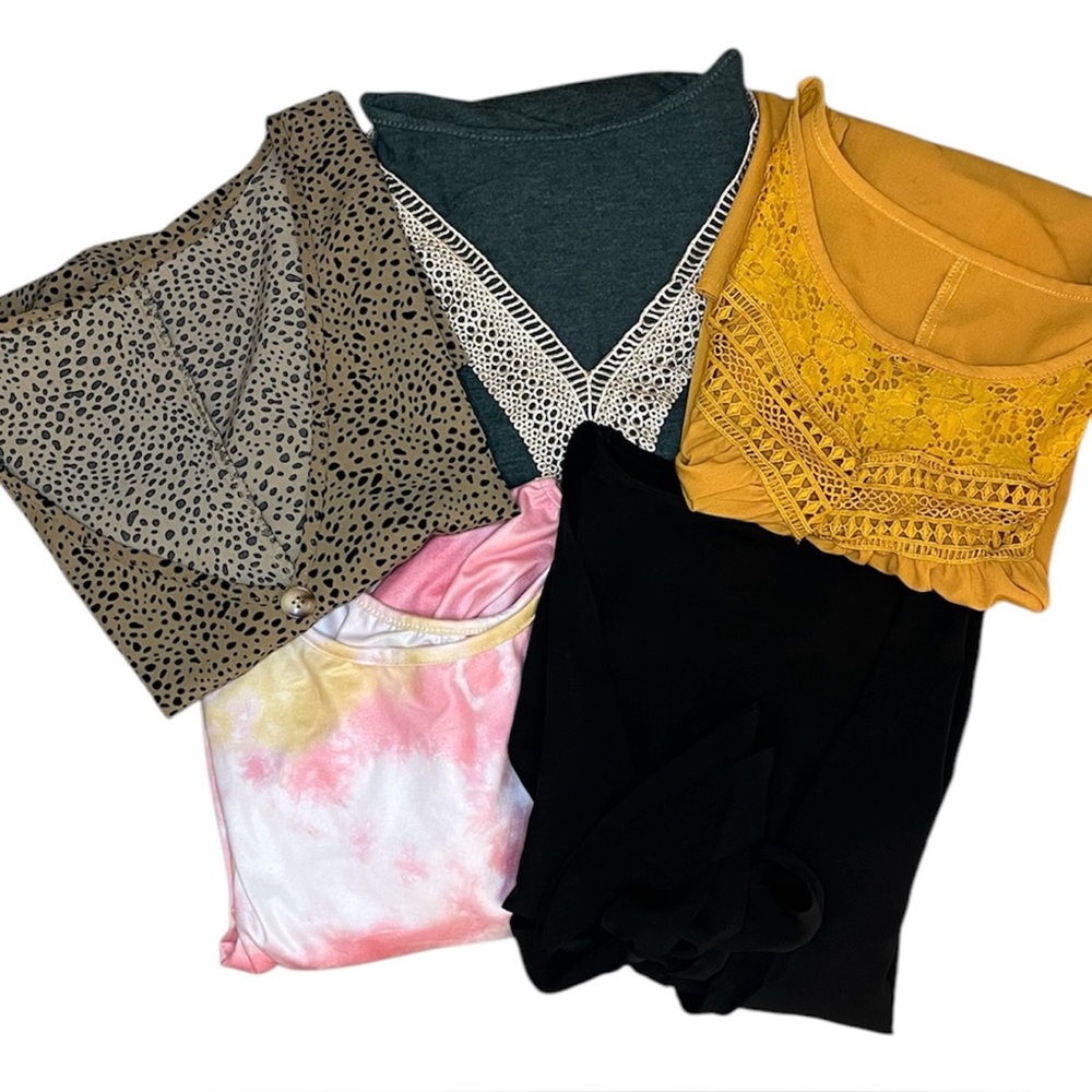 Shein Curve | Blouses 5 Piece Bundle Size 1X